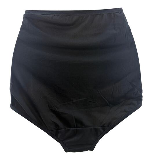 Fruit of Loom Stretch Satin Panty Black Womens Size 10 - Picture 4 of 5